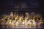 New York City Ballet production of "Sleeping Beauty"; Act Two, the Garland Dance with students from the School of American Ballet, choreography by Peter Martins (New York)