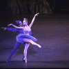 New York City Ballet production of "Sleeping Beauty"; Divertissement Act Two with Kelly Cass and Michael Byars in the Bluebird Variation, choreography by Peter Martins (New York)
