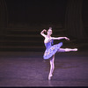 New York City Ballet production of "Sleeping Beauty"; Divertissement Act Two with Margaret Tracey in the Bluebird Variation, choreography by Peter Martins (New York)