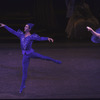 New York City Ballet production of "Sleeping Beauty"; Divertissement Act Two with Margaret Tracey and Damian Woetzel in the Bluebird Variation, choreography by Peter Martins (New York)