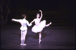 New York City Ballet production of "Sleeping Beauty"; Act Two with Judith Fugate and Lindsay Fischer, choreography by Peter Martins (New York)