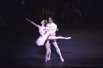 New York City Ballet production of "Sleeping Beauty"; Act Two with Judith Fugate and Lindsay Fischer, choreography by Peter Martins (New York)