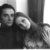 New York City Ballet dancers Suzanne Farrell and Paul Mejia at home shortly after their marriage. (New York)