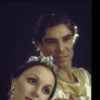 Patricia McBride and Jacques d'Amboise in costume for a New York City Ballet production of "The Nutcracker." (New York)