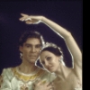 Patricia McBride and Jacques d'Amboise in costume for a New York City Ballet production of "The Nutcracker." (New York)