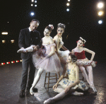 New York City Ballet - Newsweek cover shot of George Balanchine with dancers clockwise from Suzanne Farrell, Gloria Govrin, Patricia McBride and Patricia Neary (on floor) (New York)