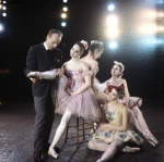 New York City Ballet - Newsweek cover shot of George Balanchine with dancers clockwise from Suzanne Farrell, Gloria Govrin, Patricia McBride and Patricia Neary (on floor) (New York)