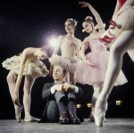 New York City Ballet - Newsweek cover shot of George Balanchine with dancers clockwise from Patricia Neary, Gloria Govrin, Suzanne Farrell and Patricia McBride's leg (New York)