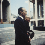 New York City Ballet - George Balanchine and Igor Stravinsky on the plaza at Lincoln Center (New York)