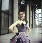 New York City Ballet - publicity photo Patricia Neary on balcony of State Theater Lincoln Center (New York)