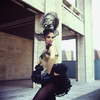 New York City Ballet - publicity photo Gloria Govrin on the plaza at State Theater Lincoln Center (New York)