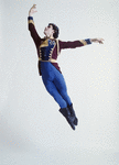 New York City Ballet - Studio photo Edward Villella in "Stars and Stripes", choreography by George Balanchine (New York)