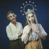 New York City Ballet - studio portrait of George Balanchine and Suzanne Farrell in "Don Quixote", choreography by George Balanchine (New York)