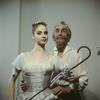 New York City Ballet - studio portrait of George Balanchine and Suzanne Farrell in "Don Quixote", choreography by George Balanchine (New York)