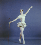New York City Ballet - studio portrait of Suzanne Farrell in "Don Quixote", choreography by George Balanchine (New York)