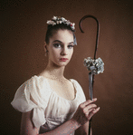 New York City Ballet - studio portrait of Suzanne Farrell in "Don Quixote", choreography by George Balanchine (New York)