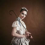 New York City Ballet - studio portrait of Suzanne Farrell in "Don Quixote", choreography by George Balanchine (New York)