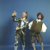 New York City Ballet - studio portrait of Richard Rapp and Deni Lamont in "Don Quixote", choreography by George Balanchine (New York)
