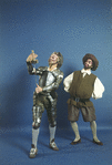 New York City Ballet - studio portrait of Richard Rapp and Deni Lamont in "Don Quixote", choreography by George Balanchine (New York)