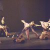 Martha Graham production of "Alcestis" with Martha Graham in black, choreography by Martha Graham