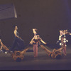 Martha Graham production of "Alcestis" with Martha Graham in black, choreography by Martha Graham