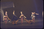 Martha Graham production of "Alcestis" with Martha Graham in black, choreography by Martha Graham