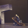 Martha Graham production of "Alcestis" with Martha Graham in black, choreography by Martha Graham
