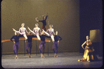 Martha Graham production of "Acrobats of God" with Martha Graham and David Wood (with whip), choreography by Martha Graham