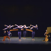 Martha Graham production of "Acrobats of God" with David Wood (L) and Martha Graham (R), choreography by Martha Graham