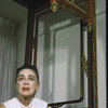 Portrait of Martha Graham at home
