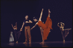 Bertram Ross and Takako Asakawa (in red), in a Martha Graham production of "Diversion of Angels" (New York)