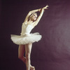 New York City Ballet - Studio portrait of Violette Verdy in "Swan Lake", choreography by George Balanchine (New York)