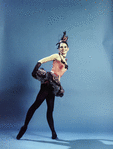 New York City Ballet - Studio portrait of Terri Lee Port in "Western Symphony" , choreography by George Balanchine (New York)