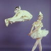 New York City Ballet - Studio photo of Suki Schorer and Deni Lamont in "Harlequinade", choreography by George Balanchine (New York)