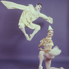 New York City Ballet - Studio photo of Suki Schorer and Deni Lamont in "Harlequinade", choreography by George Balanchine (New York)
