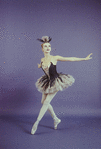 New York City Ballet - Studio photo of Carol Sumner in "Harlequinade", choreography by George Balanchine (New York)