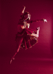 Studio photo of Gloria Govrin in "Nutcracker", in a New York City Ballet production of "The Nutcracker."