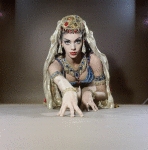 Studio photo of Gloria Govrin in "Nutcracker", in a New York City Ballet production of "The Nutcracker."