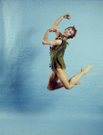New York City Ballet -Studio photo "Deni Lamont in "Midsummer Night's Dream", choreography by George Balanchine (New York)