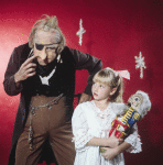 Studio photo of Judith Fugate and Shaun O'Brien in a New York City Ballet production of "The Nutcracker."