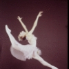 Studio photo of Patricia Neary as the Dewdrop in a New York City Ballet production of "The Nutcracker."