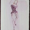 New York City Ballet - costume sketch for "Slaughter on Tenth Avenue" by Irene Sharaff, choreography by George Balanchine (New York)