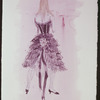 New York City Ballet - costume sketch for "Slaughter on Tenth Avenue" by Irene Sharaff, choreography by George Balanchine (New York)