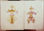 New York City Ballet - costume designs for "Figure in the Carpet" by Esteban Frances, choreography by George Balanchine (New York)