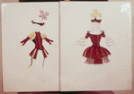 New York City Ballet - costume designs for "Figure in the Carpet" by Esteban Frances, choreography by George Balanchine (New York)