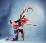 New York City Ballet - Maria Tallchief and Francisco Moncion  in "Firebird", choreography by George Balanchine (New York)