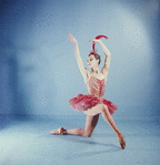 New York City Ballet - Maria Tallchief and Francisco Moncion  in "Firebird", choreography by George Balanchine (New York)