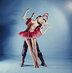 New York City Ballet - Maria Tallchief and Francisco Moncion  in "Firebird", choreography by George Balanchine (New York)