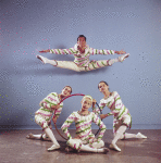 Deni Lamont and students from the School of American Ballet, in a New York City Ballet production of "The Nutcracker."