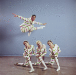 Deni Lamont and students from the School of American Ballet, in a New York City Ballet production of "The Nutcracker."